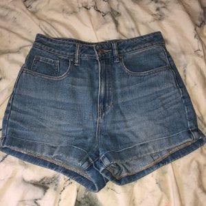 PacSun High Waisted Jean Shorts